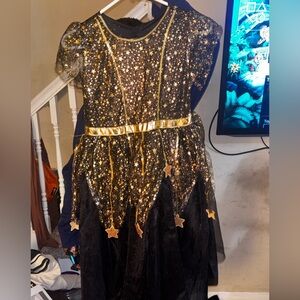 Starry Night Kids Costume - Black and Gold